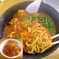 「今月のグリグリ（REDDISH）メチャ辛900円」@MENYA 食い味の道有楽の写真