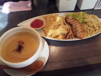 「とろポタ洋風つけめん」@とろポタラーメン 大美屋の写真