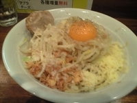 「まぜそば（ニンニクスコシ アトハマシデ）」@麺処 MAZERUの写真