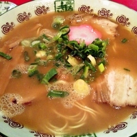 「中華そば+早寿司」@井出商店 新横浜ラーメン博物館店の写真