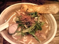 「2011冬の限定（2月）春駒味噌と煮干のラーメン（昼、夜 各10」@すごい煮干ラーメン凪 新宿ゴールデン街店 本館の写真