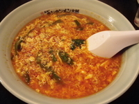 「ニラ入りタンタンメン中辛+挽肉増し」@元祖ニュータンタンメン本舗 鶴見店の写真