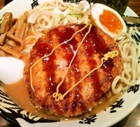 「虎カツ麺（中盛無料）1000円」@麺屋武蔵 鷹虎の写真