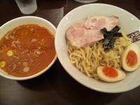 「特製辛味つけ麺1.5玉（950円）」@煮干しらーめん 三代目 玉五郎 梅田第三ビル店の写真