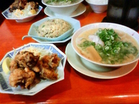 「こってり醤油らーめんBセット」@ととち丸の写真