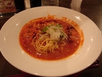 「とまとらーめん」@真っ赤ならーめん とまこ 枚方市役所前店の写真