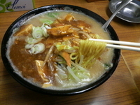 「札幌マーボータンメン(味噌)700円+小ライス100円」@中華そば がんちゃんの写真