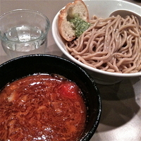 「海老トマトつけ麺 （￥850）」@つけ麺 五ノ神製作所の写真