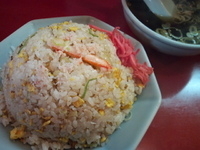 「カニチャーハン（714円」@手打らーめん 珍来軒の写真