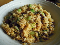 「豚とろとろ青菜チャーハン630円」@黒碗の写真