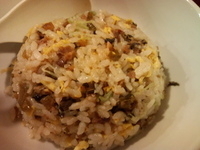 「半高菜チャーハン（263円）」@伝来家 若柴店の写真