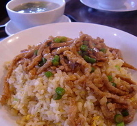 「B定食（特選 肉チャーハン） 830円」@のりや食堂の写真