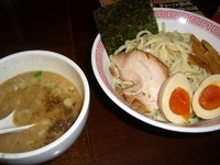 「味玉濃厚魚介豚骨つけ麺（中盛り）￥750」@大衆食堂 海十の写真