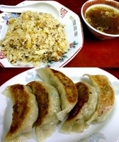 「チャーハン¥650 + ギョーザ¥350」@おおむらの写真