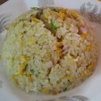 「五目チャーハン450円+ラーメン380円」@大衆食堂ひょうたんの写真