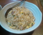 「半チャーハン300円」@山中房の写真