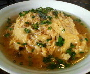 「玄米あんかけオムチャーハン（漬物付） 850円 +サラダ単品」@自然食レストラン Pumpkinの写真