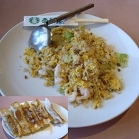 「特製海老炒飯 924円+棒餃子 504円」@李厨房 牛久店の写真