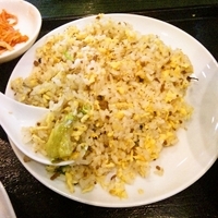 「セット半チャーハン（麺類との組み合わせ+300円）」@百香亭 つくば本店の写真