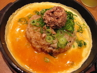 「鉄板玉子チャーハン【中】￥380（税込￥399）」@丸源ラーメン 足利店の写真