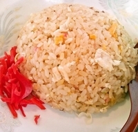 「白味噌らーめん+半チャーハンセット（600円+300円）」@らーめん やちの写真