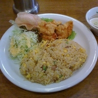 「学割セット（￥630）」@餃子の王将 関大前店の写真