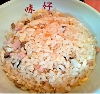 「セット（塩ラーメン+半チャーハン）950円」@らーめんハウス味好の写真