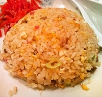 「みそらーめん+半チャーハン（650円+400円）」@らーめん すすきのの写真