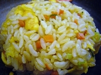 「半チャーハン（200円）」@北海道らぁめん 伝丸 我孫子店の写真