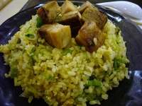 「炙りチャーシューチャーハン（630円）」@王記厨房 千葉ニュータウン店の写真