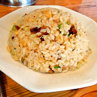 「チャーハン（小） ￥350 + 中華そば（小）￥650 + ゆず」@中華そば まるきの写真