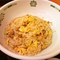 「担担麺+半チャーハン（580円+240円）」@日高屋 高田馬場駅前店の写真