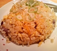 「連食ラーメン（味噌）+半チャーハン（480円+250円）」@北海道味噌ラーメン 熊ごろしの写真