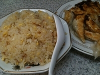 「チャーハン（400円）+娘々餃子2人前（500円）」@娘々 北浦和店の写真