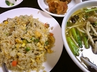 「五目チャーハンと台湾風ラーメンのセット￥680」@吉順 本店の写真