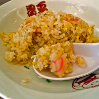 「ラーメンセット（ミニチャーハン+ラーメン）￥700」@昌平ラーメンの写真