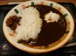 「カシミール風黒カレー温玉添え」@サンディーヌEXPRESS 上野店の写真