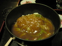「カツカレー丼（950円）」@そば割烹 多賀家の写真