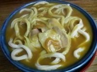 「カレー南うどん・大盛り（700円）」@元祖手打ちうどん いづみや 太田本店の写真