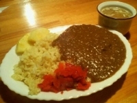 「Wカレー（650円）」@コーヒーハウス HANAZONOの写真