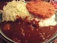 「メンチかつカレー 【850円】」@キッチンニューほしの。の写真