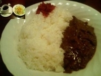 「あらびきドライカレー（コーヒー・サラダ付）（750円）」@喫茶 あぶろうちの写真