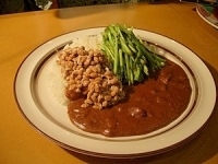 「納豆カレー」@TORICO カレーの写真