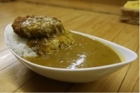 「メンチカツカレー トッピングチーズ」@ラッキーカレーの写真