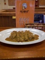 「牛カツ Mサイズ 1000円」@辛口カレー・マンチャゴ 広島店の写真