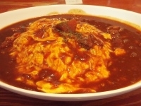 「とろとろオムカレー大盛 【800円】」@カレーライス 牛すじ屋の写真