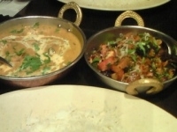 「ナスとオクラのタマリンドカレー レモンチキンカレー」@Dhaba Indiaの写真