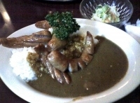 「ポークカレー（ソーセージ付き）」@カリーすなっく ベンガルの写真