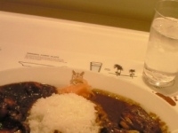 「オニオンチキンカレー+スパイシーポークカレー(相がけ)」@東京カレーラボの写真