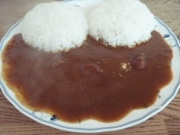 「ビーフカレー+大盛り 【500円+100円】」@カレー屋モモの写真